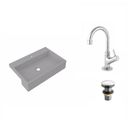 Ver imagem 2 de Kit Cuba XRT55 Torneira 1198 Metal Válvula Click 1 1/2 Polegada Compace