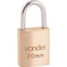 Cadeado de Latão 20mm Encartelado - Vonder - 1