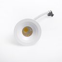 Ver imagem 3 de Spot de Embutir para Móvel Nordecor Elysa Mini Redondo Led 3w Bivolt Branco 3000k Luz Amarela