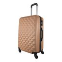 Ver imagem 2 de Mala de Viagem Tamanho Grande 32kg Rodas 360 - Gladiador Diamond D1g: Rose Gold