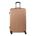 Ver imagem 1 de Mala de Viagem Tamanho Grande 32kg Rodas 360 - Gladiador Diamond D1g: Rose Gold