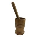 Ver imagem 6 de Pilão de Madeira Artesanal 12 Cm com Mão 23 Cm Teixeira:marrom