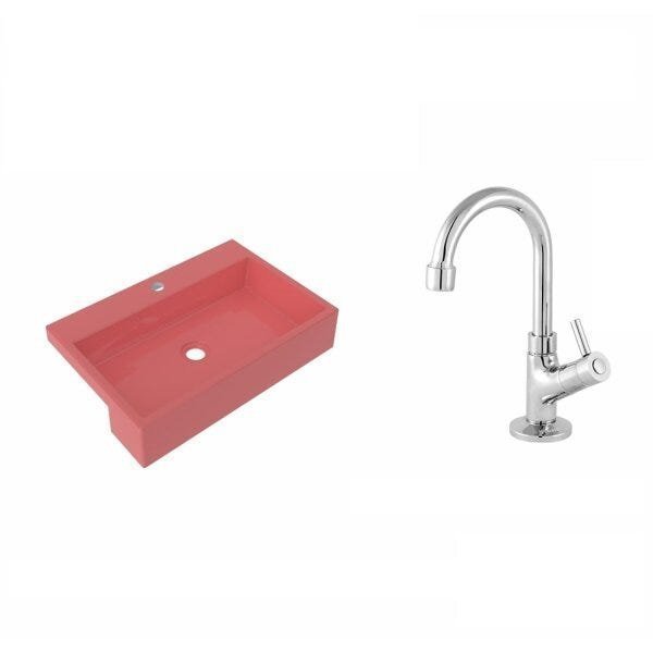 Kit Cuba XRT55 Torneira 1198 Metal 1/4 Volta Compace - 2