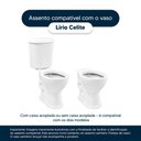 Ver imagem 4 de Assento Sanitário Lirio Caramelo para Vaso Celite