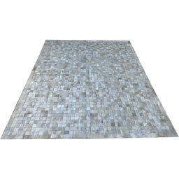 ! Tapete de Couro Bege Claro 2,00x2,50 com Bordas - 1