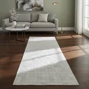 Ver imagem 1 de Tapete de Couro Trilho Natural Branco 2,00 X 0,60 M