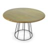 Mesa de Madeira Redonda Base Ferro 120cm Belmont - Iaza Móveis de Madeira - 3