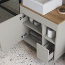 Ver imagem 6 de Gabinete de Banheiro Suspenso 60cm com Cuba 1 Porta e 1 Gaveta Bangladesh Art In Móveis