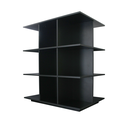 Ver imagem 5 de Balcão Central com Nichos para Loja Comércio Modular Lojas Academias Preto