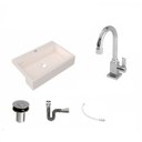 Ver imagem 2 de Kit Cuba XRT55 com Torneira Luxo 1195 e Válvula Click 1"B com Sifão Cromado e Flexível Compace