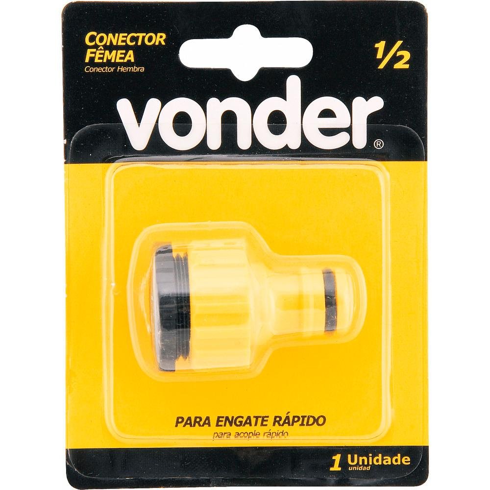 Conector fêmea para engate rápido jardim plástico - Vonder - 2