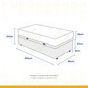 Ver imagem 3 de Box Baú com Colchão de Molas Classic Solteiro King 96cm
