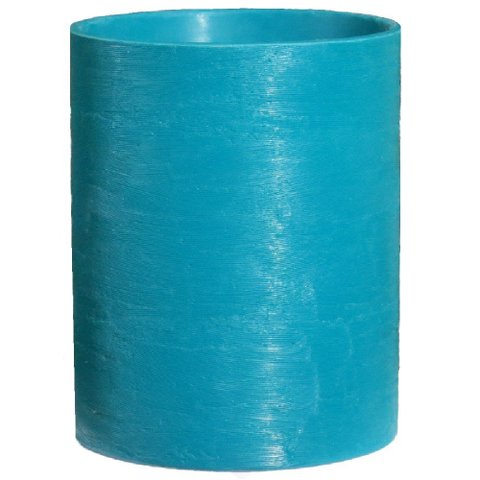 Vaso para plantas Grid Coluna 30x25 - AZUL TURQUESA 018