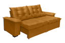 Ver imagem 2 de Sofá Retrátil e Reclinável Aspen 2.30m Super Pillow - Terracota
