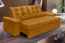 Ver imagem 1 de Sofá Retrátil e Reclinável Aspen 2.30m Super Pillow - Terracota