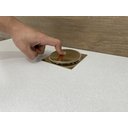 Ver imagem 2 de Ralo Click Quadrado Dourado 10cm Smart Depot Ralo Inteligente Proteção contra Insetos Anti Odor
