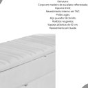 Ver imagem 2 de Calçadeira Baú Sapateira 160cm Ayla Veludo Capitonê