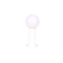 Ver imagem 3 de Poste Balizador Luminária Globo Jardim 35cm Branco Kit 6