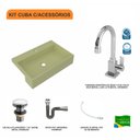 Ver imagem 3 de Kit Cuba XRT55 com Torneira Luxo 1195 e Válvula Click 1 1/2 com Sifão Cromado e Flexível Compace