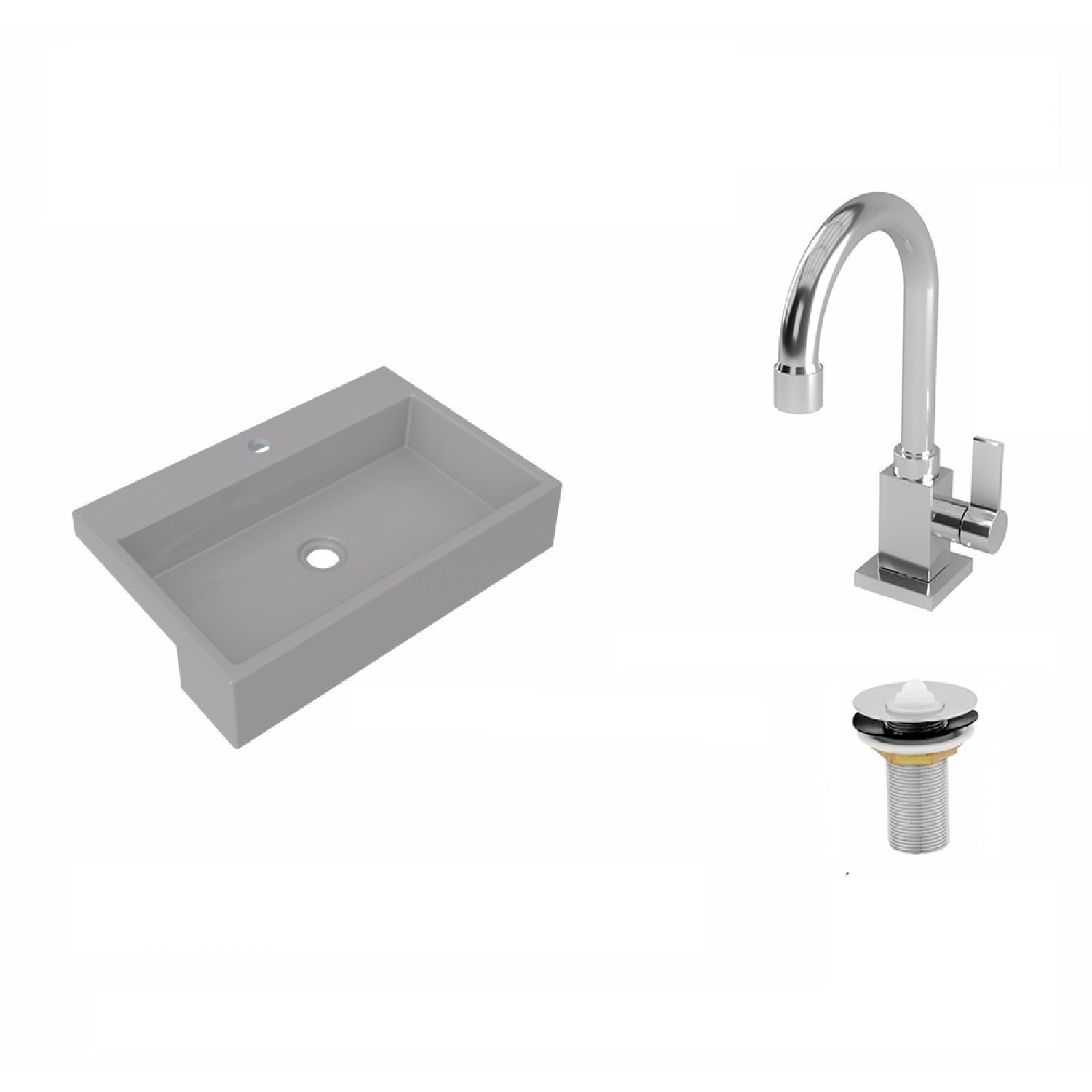 Kit Cuba XRT55 Torneira Luxo 1195 e Válvula 1 Polegada Compace - 2