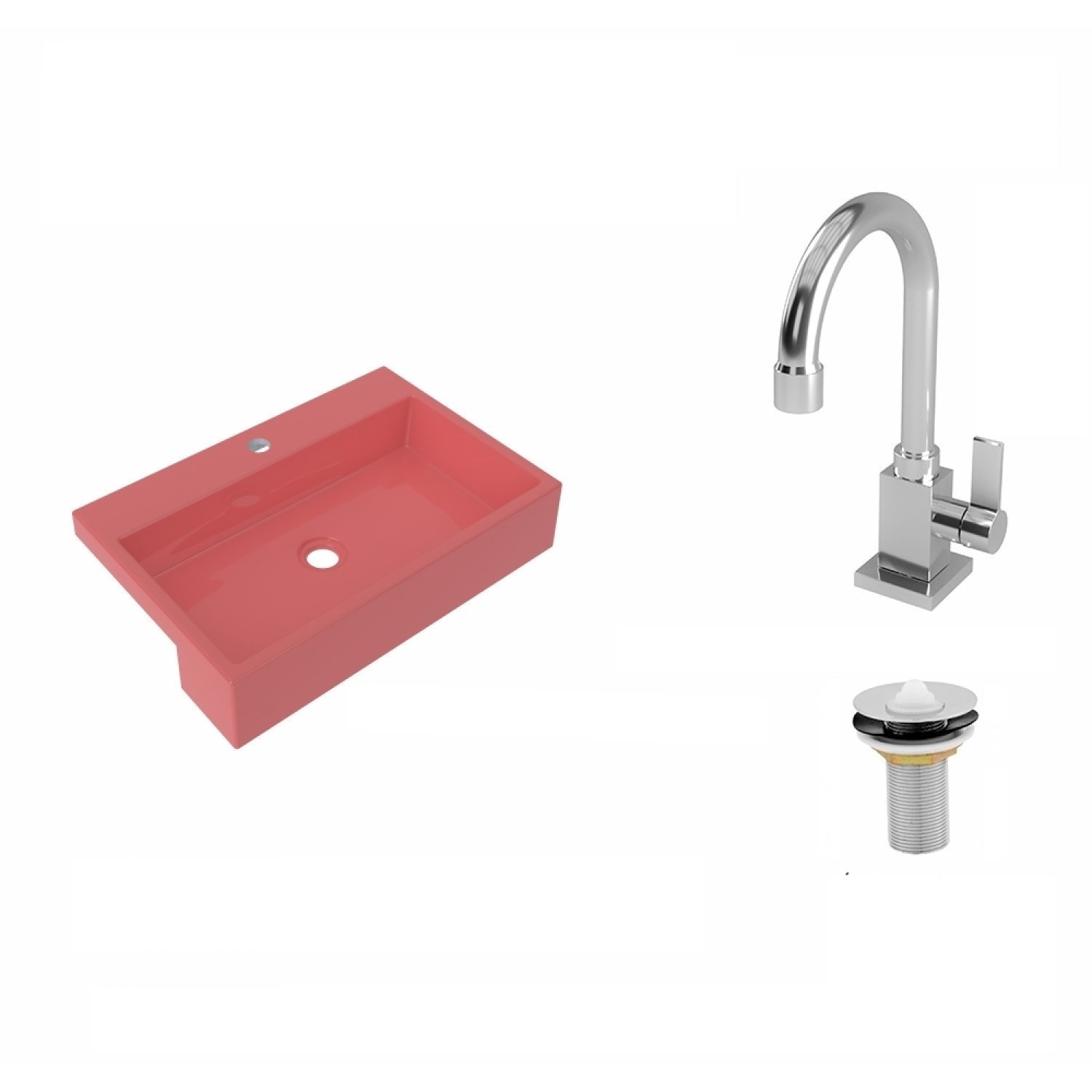 Kit Cuba XRT55 Torneira Luxo 1195 e Válvula 1 Polegada Compace - 2