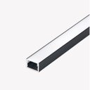 Ver imagem 1 de Perfil de Sobrepor Slim 2 Metros 200x1,5x1cm Alumínio Preto Opus Led