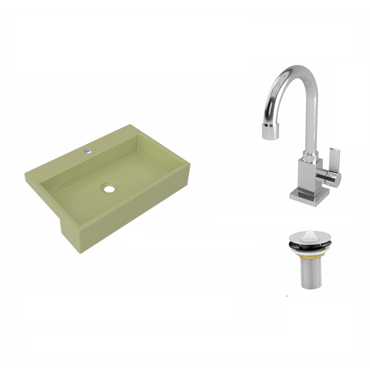 Kit Cuba XRT55 Torneira Luxo 1195 e Válvula 1 Polegada Compace - 2