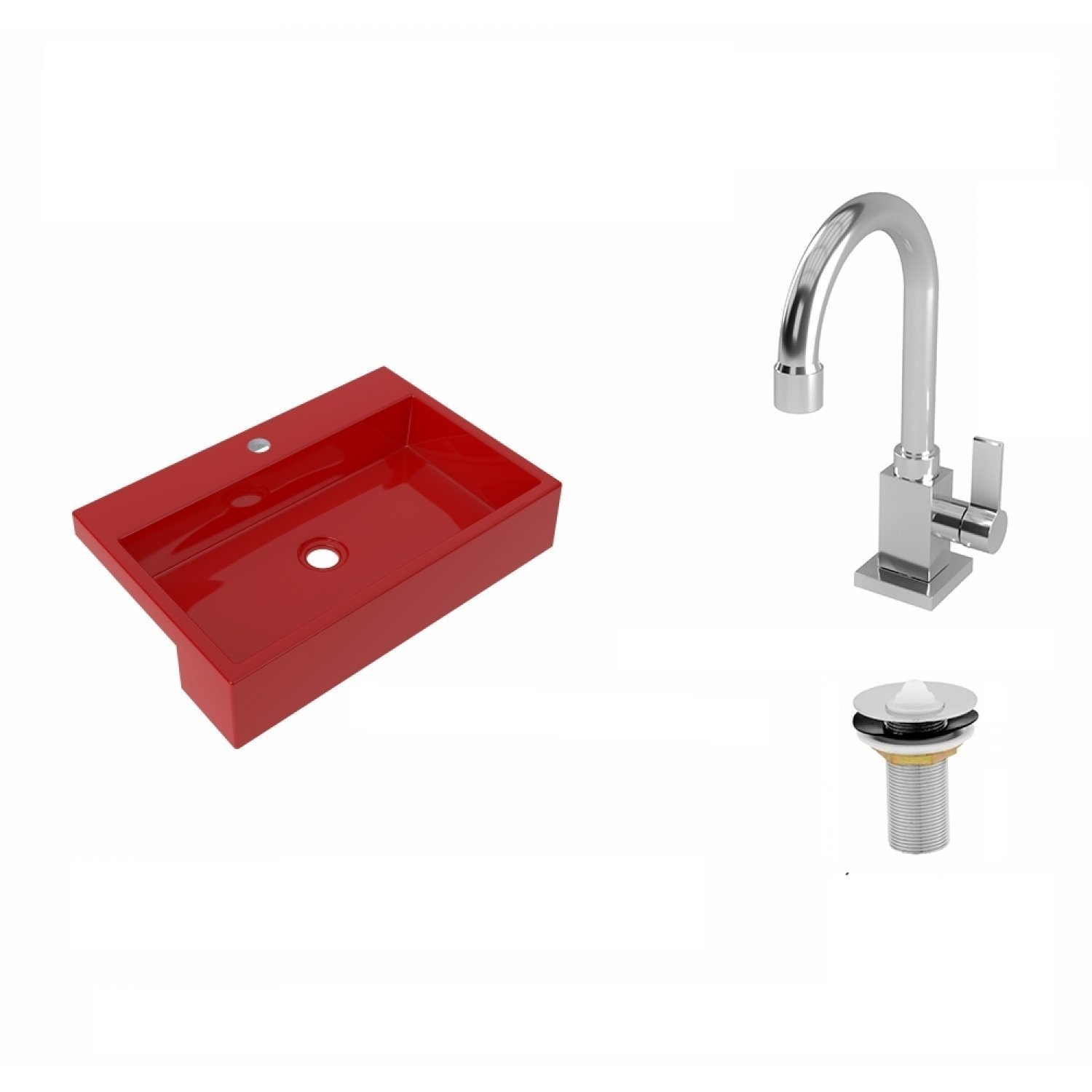 Kit Cuba XRT55 Torneira Luxo 1195 e Válvula 1 Polegada Compace - 2