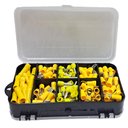 Ver imagem 6 de Kit Terminais Elétricos Ilhós Olhal Garfo Fêmea Luva 4 A 6mm