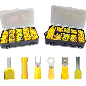 Kit Terminais Elétricos Ilhós Olhal Garfo Fêmea Luva 4 A 6mm