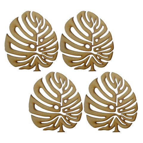 Conj 4 Descanso de Panelas Costela Adão Mdf 22cm Grande