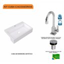 Ver imagem 3 de Kit Cuba XRT55 com Torneira Luxo 1195 e Válvula Click 1"B Compace