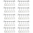 Ver imagem 1 de 12 Suporte Para Taças Cromado Aramado Adega Bar Vinho 25cm