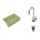 Ver imagem 2 de Kit Cuba XRT55 com Torneira Luxo 1195 e Válvula Click 1 Polegada G Compace