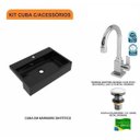 Ver imagem 3 de Kit Cuba XRT55 com Torneira Luxo 1195 e Válvula Click 1 1/2 Polegada Compace