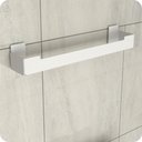 Ver imagem 2 de Porta Toalha Rosto Com Adesivo Suporte Banheiro Branco ELG