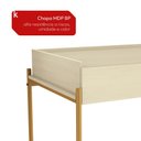 Ver imagem 7 de Mesa Escrivaninha 110cm Sync Mostarda/Oasis Kappesberg