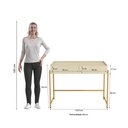 Ver imagem 4 de Mesa Escrivaninha 110cm Sync Mostarda/Oasis Kappesberg