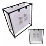 Cesto Roupa Suja Lavanderia Organizador Forro Removivel Dobravel Brinquedos multiuso Desmontavel Qua - 3