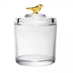 Pote em Cristal Ecológico Golden Bird 14cm - 1