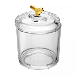 Pote em Cristal Ecológico Golden Bird 14cm - 3