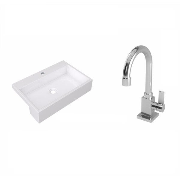 Kit Cuba XRT55 com Torneira Luxo 1195 Metal 1/4 Volta Compace - 2