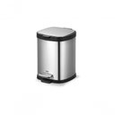 Ver imagem 1 de Lixeira Inox Pedal e Balde Frame 6l Inox Brinox 29x22x29,2cm