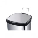 Ver imagem 4 de Lixeira Inox Pedal e Balde Frame 6l Inox Brinox 29x22x29,2cm