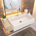 Ver imagem 1 de Kit Cuba XRT55 com Torneira Pratika 1060 e Válvula 1" com Sifão PVC e Flexível Compace