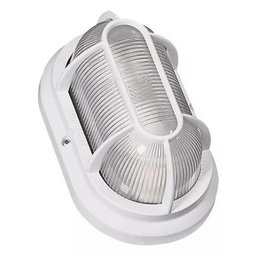 Arandela Tartaruga Aluminio 1xe27 Lente Policarbonato Cx Branca Fosco Blumenau Bl1500109-11 - 1