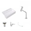 Ver imagem 2 de Kit Cuba XRT55 com Torneira Pratika 1060 e Válvula 1" com Sifão PVC e Flexível Compace