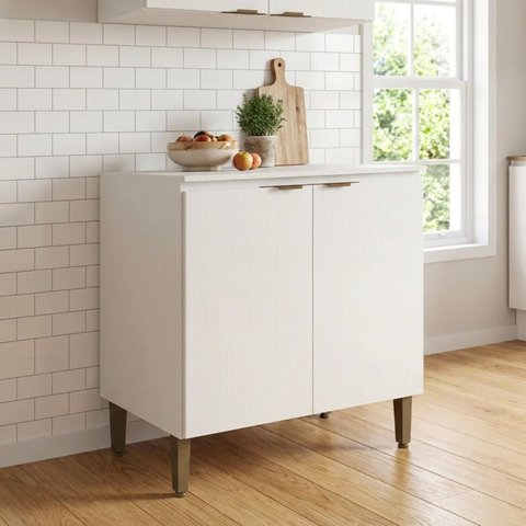 Balcão 2 Portas MDF 80cm Magnólia Yescasa