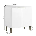Ver imagem 3 de Balcão 2 Portas MDF 80cm Magnólia Yescasa
