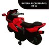 Mini Moto Motinha Elétrica Infantil Bateria 6v Triciclo Criança Brinqway Bw-232 Vermelho - 4